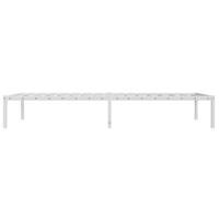 Bedframe metaal wit 100x200 cm - thumbnail