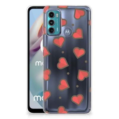 Motorola Moto G60 | TPU bumper | Hearts