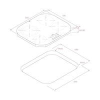 Vitrokeramische kookplaat Teka TCC64310TTC 60 cm 6500 W - thumbnail