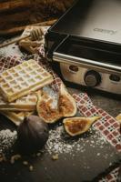 Camry CR 3025 wafelijzer 4 wafel(s) Zwart 1500 W - thumbnail