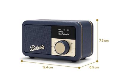 Roberts Revival Petite 2 mini DAB+ en FM radio met Bluetooth ontvangst - midnight blue Roberts Revival Petite 2 mini DAB+ en FM radio met Bluetooth ontvangst - midnight blue