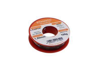 Soldeertin met harskern diameter 1.5 mm 100 gram spoel Stannol