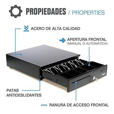 Kassa lade iggual IRON-30 Zwart Kassa lade iggual IRON-30 Zwart