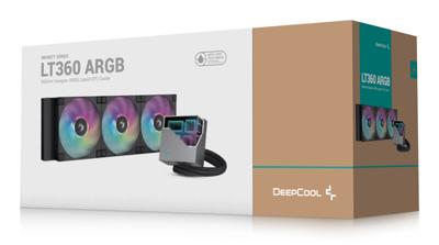 DeepCool LT360 ARGB Processor Alles-in-één vloeistofkoeler 12 cm Zwart 1 stuk(s)