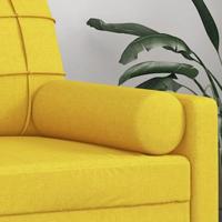 Sierkussens 2 st 15x50 cm stof lichtgeel - thumbnail
