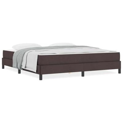 Boxspring bed Anders Donkerbruin 180 x 200 cm Stof