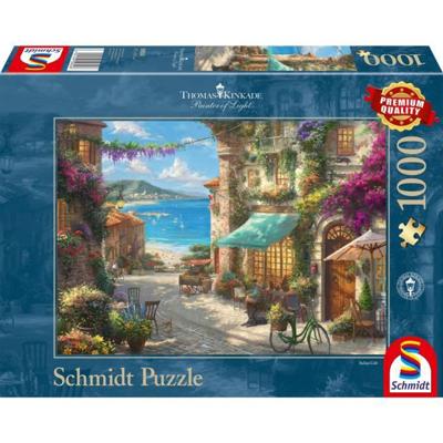 Puzzle Caf ‚aan de Italiaanse Rivièra, 1000 st Puzzle Caf ‚aan de Italiaanse Rivièra, 1000 st