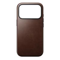 Nomad Modern Leather Case iPhone 17 Pro Rustic brown Horween - thumbnail