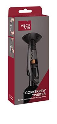Vacuvin Kurkentrekker Twister Zwart - thumbnail