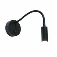 Artdelight Zwarte wandlampFlexi-C flexibel verstelbaar - WL FLEXI-C LED ZW - thumbnail