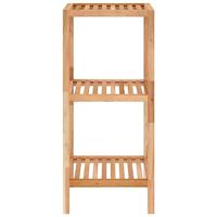 Badkamerrekje 36x36x79 cm massief walnotenhout - thumbnail