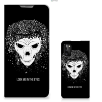 Mobiel BookCase Samsung Galaxy A41 Skull Hair - thumbnail