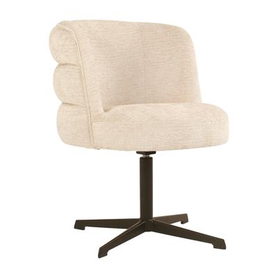 Richmond Draaibare Eetkamerstoel 'Chadwick' Fusion, kleur Crème