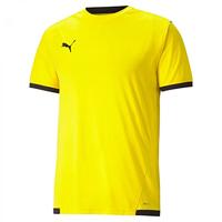 PUMA teamLIGA Voetbalshirt Kids Geel Zwart - thumbnail
