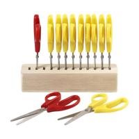 Creativ Company Kinderscharen met scharenblok, 12st. - thumbnail