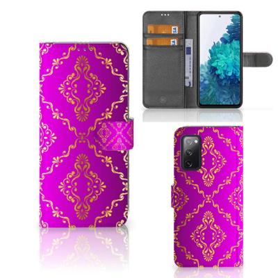 Wallet Case Samsung Galaxy S20 FE Barok Roze | Portemonnee hoesje Wallet Case Samsung Galaxy S20 FE Barok Roze | Portemonnee hoesje