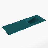 MONDIAZ LEX Smag solid surface inleg wastafel voor toiletmeubel 90cm. Positie wasbak rechts - thumbnail