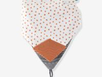 Pack 2 bandana-slobberdoekjes + speenclip - INFANTINO terracotta - thumbnail