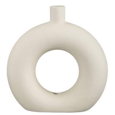 Vaas Lotus - off-white - keramiek - 22x20x6 cm