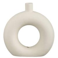 Vaas Lotus - off-white - keramiek - 22x20x6 cm - thumbnail