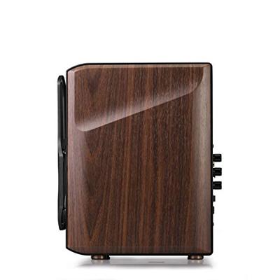 Edifier: S2000MKIII Actieve Boekenplank Speakers 2 stuks - Zwart/Bruin - thumbnail