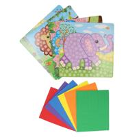 Mozaiek Knutselen Dierentuindieren - thumbnail