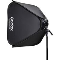 Godox S2 type Bracket Bowens + Softbox 80x80cm + Grid - thumbnail