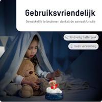 Ansmann Sandmann 1800-0087 LED-nachtlamp San Francisco LED Koudwit Meerkleurig, Blauw, Wit, Rood - thumbnail