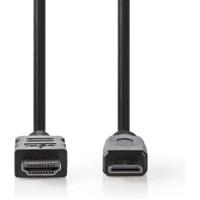 Nedis CVGB34500BK20 High Speed Hdmi-kabel Met Ethernet Hdmi-connector - Hdmi-miniconnector 2,0 M Zwart - thumbnail