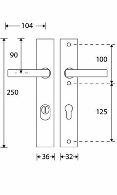 Krukg.RS SKG Kare/Bauhaus smal MMZ K92 Krukg.RS SKG Kare/Bauhaus smal MMZ K92