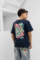 Ballin Amsterdam Abstract Sea Creatures T-Shirt Kids Donkerblauw - Maat 152 - Kleur: Donkerblauw | Soccerfanshop - thumbnail