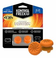 KontrolFreek FPS Freek Vortex Performance Thumbsticks voor Playstation 4 Controller (PS4) en Playstation 5 (PS5) Controller | Performance Thumbsticks | 1 High Rise, 1 Mid-Rise | Oranje - thumbnail