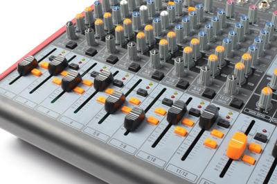 Power Dynamics PDM-S1203 Stage Mixer 12-Kanaals DSP/MP3- USB IN/UIT