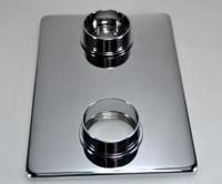 Wiesbaden 8 mm verlengset chroom tbv 2-knops douchetherm. - thumbnail