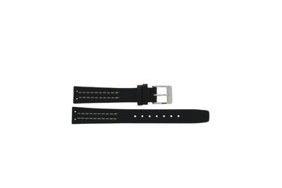Horlogeband DKNY NY3296 Leder Zwart 15mm