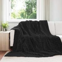 VidaXL Kleden 6 pcs zwart 270 x 240 cm fleece - thumbnail