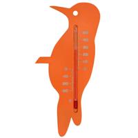 Nature wandthermometer vink oranje - thumbnail