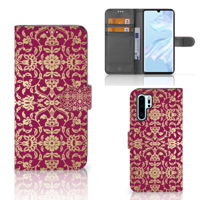 Wallet Case Huawei P30 Pro Barok Pink - thumbnail