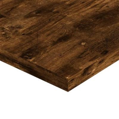 Wandschappen 4 st 40x20x1,5 cm bewerkt hout gerookt eikenkleur