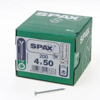 200 Spax schroeven 4x50mm voldraad verzonken kop T20 - thumbnail