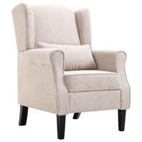 Fauteuil stof beige - thumbnail