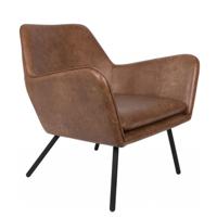 Fauteuil 'Stefan', kleur Bruin - thumbnail