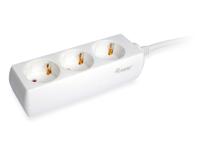 Equip 245550 power strip, 3 ac outlet(s) indoor, type f, type f, 1.5 mm², 1.5 m, white - thumbnail