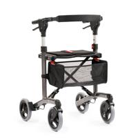 Lichtgewicht rollator Trollimaster RA60 (6,9 kg) | MultiMotion | Medium | Weggewerkte remkabels | Antraciet | 10050003 - thumbnail