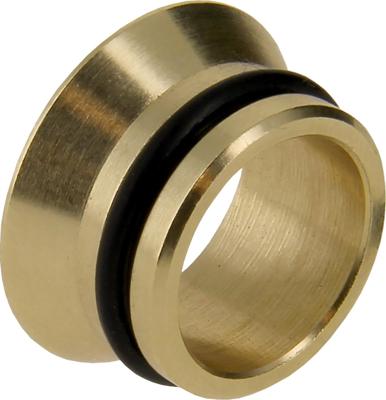Bonfix knelkoppeling - Insert met O-ring vlakdichtend - 15mm - Messing Bonfix knelkoppeling - Insert met O-ring vlakdichtend - 15mm - Messing