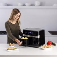Taurus Air Fry Digital Duo Dubbel 9 l 2200 W Heteluchtfriteuse Zwart - thumbnail