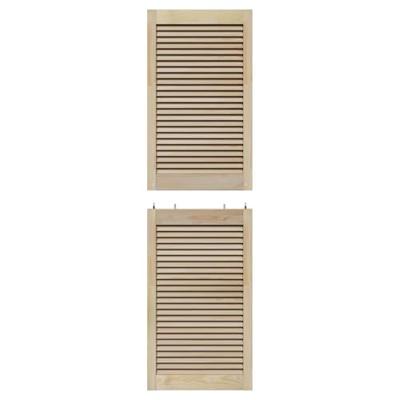 VidaXL Kastdeur 4 pcs naturel 170 x 2,1 x 49,5 cm massief grenenhout VidaXL Kastdeur 4 pcs naturel 170 x 2,1 x 49,5 cm massief grenenhout