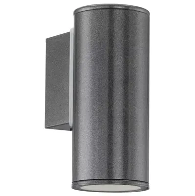 Eglo Riga wandlamp 15cm antraciet Eglo Riga wandlamp 15cm antraciet