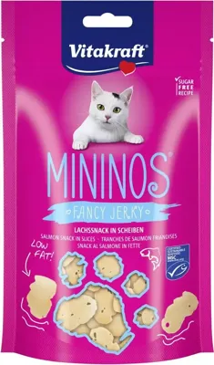 Mininos fancy jerky zalm 40g Vitakraft - Vitakraft