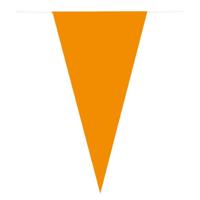 Boland Papieren vlaggenlijn oranje, 10mtr. - thumbnail